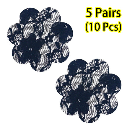 Women Self-Adhesive Disposable Lace Nipple Cover Breast Pasties Stickers For Strapless Clothes Sex Toys Flirtation Accessories