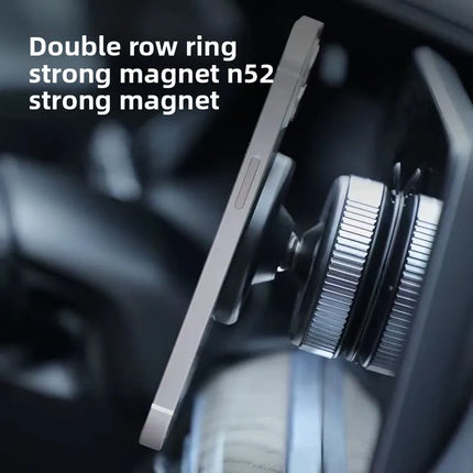 Strong Magnetic Phone Holder Foldable Design 360° Adjustable Vacuum Car Mount For Cell Phone For iphone Live Streaming