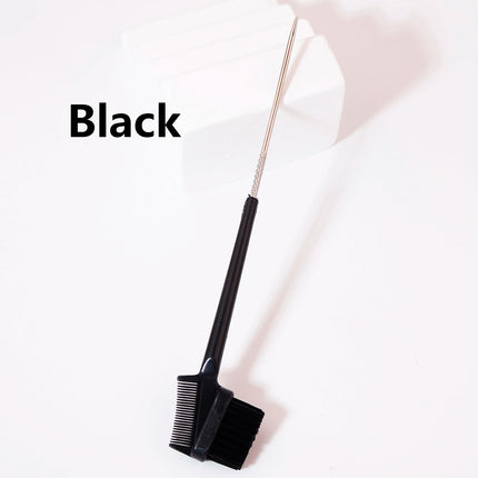 Double sided hair edge brush professional salon hair styling anti-static hair comb mouse tail comb Special for real hair wigs