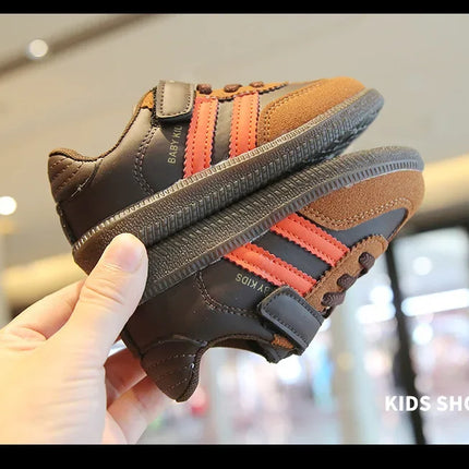 Children's Sneakers Boy Spring Autumn Causal Kid Running Walking Shoes Fashion Versatile Girls Tennis Shoes Soft Soled Hook Loop