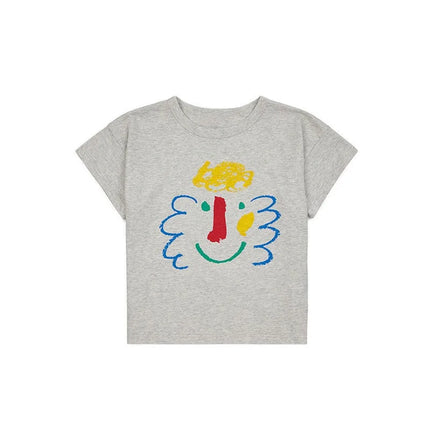 2025 Kid Clothes New Spring Sumemer Korean Baby Boys Girls Cotton Cartoon Short Sleeve T Shirts Children's Outerwear Clothings