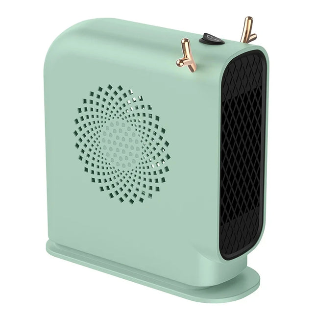 Mini Electric Heater Portable Desktop Low Consumption Warm Heating Fans for Home Office Hand Foot Warmer Heater for Winter 500W