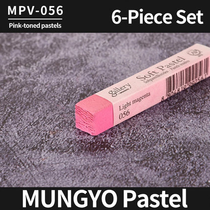 MUNGYO 6pcs/set Soft Pastels / Chalk Sticks /Crayons Non Toxic Smearing/Overlapping Colors Drawing Sketch Graffiti Art Supplies
