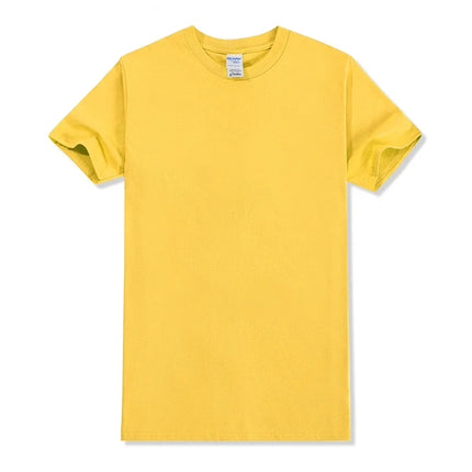 Custom Tshirt Front Back Print Professional Your Own Logo Text Photo Male Personalized Premium Gifts T-shirt EU Size 100% Cotton