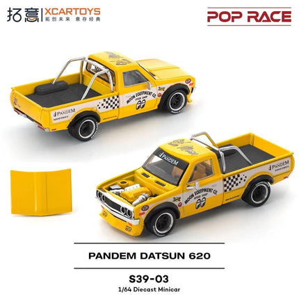 XCARTOYS POP RACE 1/64 Mercedes Lambocini Ramo Yaris Aston Martin Nissan Honda Cars Alloy Toys Diecast Model Kids Toys Boys