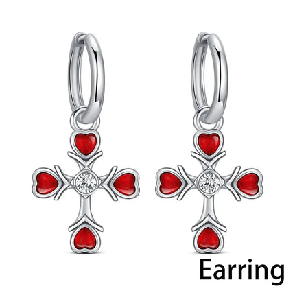 LILAPURA 925 Silver Letter A Ring Hearts Poker Earrings Necklace For Women DIY Original Romantic Fine Jewelry Party Lover Gifts