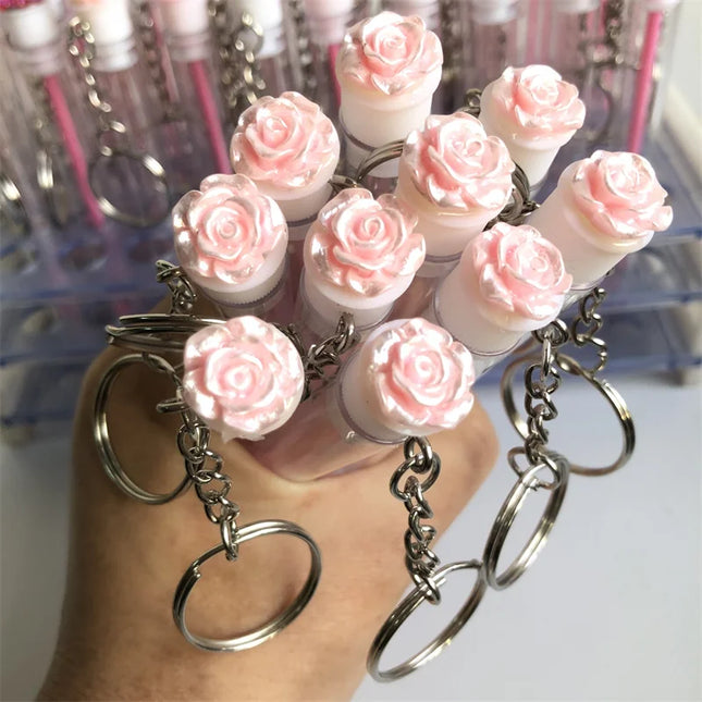 Gold Eyelash Brushes Spoolies Reusable Lash Mascara Wands In Tubes Eyebrow Comb Container Applicators Tools With Keychain