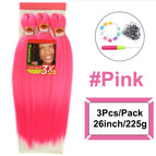 Pink / 26inches / 5pcs/lot