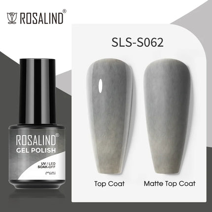 ROSALIND Gel Nail Polish UV Base Top Coat Soff Off Stamping Polish All For Art Manicure Semi Permanant Gel Nail Fast Shipping