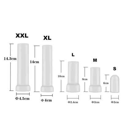 Vacuum Penis Pump Extender Kit Silicone Sleeve And Plastic Cup With Belt For Physical Traction Training