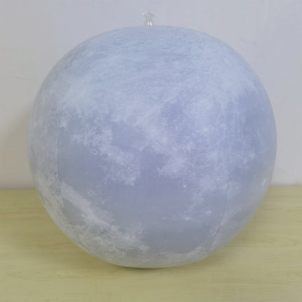 PVC40cm moon filled led16 color remote control light ball outdoor swimming pool layout inflatable floating ball beach ball