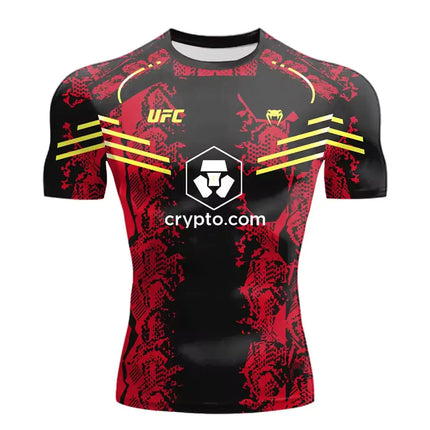 2025 New Hot Selling UFC Boxing Match Pursuer T-Shirt For Men And Women In Summer Casual Breathable Oversized Quick Drying Top