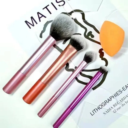 RT Series Full Set Makeup Brushes Blush Diffusion Brush Eyeshadow Brush Beauty Blender Cosmetic Tools Kit from Mainland China