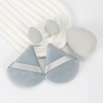 5Pcs Professional Makeup Sponge Set - Soft, Gentle, Multi-Purpose Tools for Perfect Foundation, Powder and Blush Application