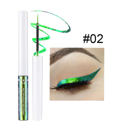 Chameleons Eyeliner Liquid Pearl Gloss Shiny Metallic Eyeshadow Liner Multi Chrome Color Aurora Eye Makeup Glitter Pigment
