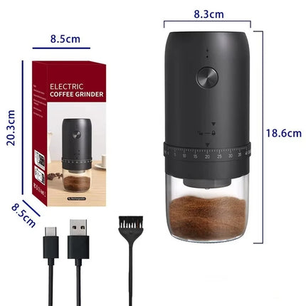Portable Coffee Grinder Electric USB Rechargeable Home Outdoor Blender 40Gears External Adjustable Coffee Beans Grinding Kitchen
