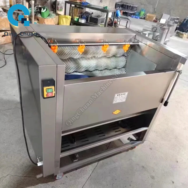 Commercial Potato Peeling and Cleaning Machine, Radish Brush Cleaning Machine, Stainless Steel Carrot Washing and Lotus Root Peeling Machine