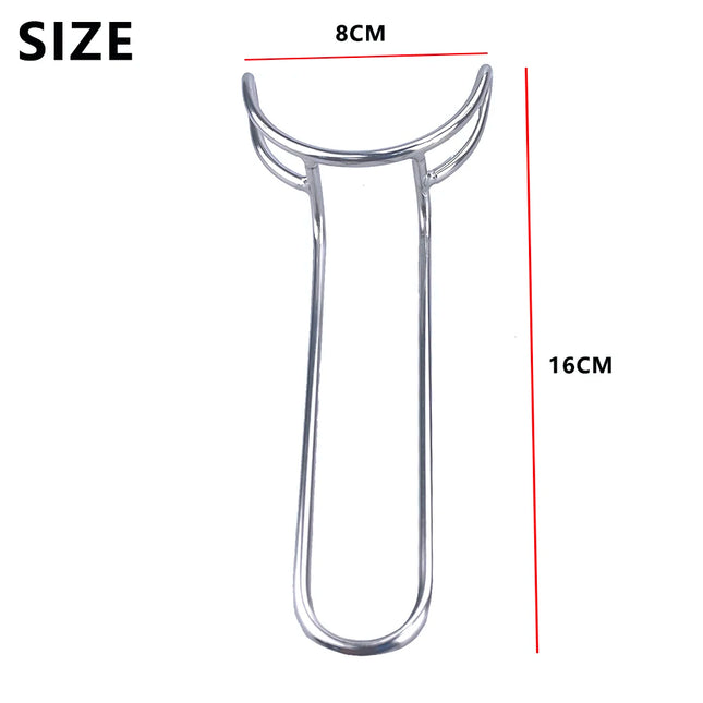 Dental Orthodontic T-Shape Retractor Mouth Gag Opener Dental Cheek and Lip Retractor Stainless Steel Tools