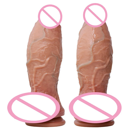 5 Sizes Huge Thick Realistic Dildo for Women Masturbation G-spot Big Dick Strong Suction Penetration Anal For Gay Adult Sex Toys