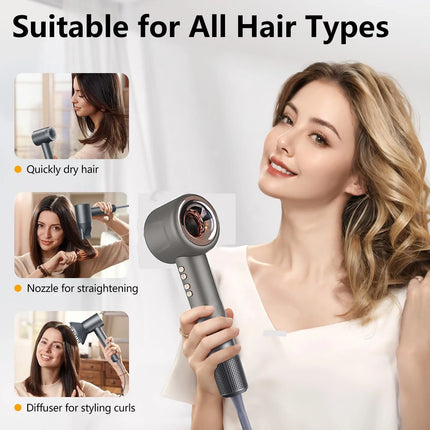 1600W High Power Negative Ion Hair Stylist Barbershop Special Silent Blower Constant Temperature Hair Care