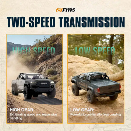 FMS Tacoma Officially Authorized Simulation Small Scale 1:24 4WD Remote Control Climbing Car RC Off-Road Vehicle FCX24M RTR