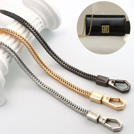 Bag Chain DIY Bag Strap 7mm Replacement Purse Chain Shoulder Bag Straps Small Handbag Purse Handle Chains Bag Parts