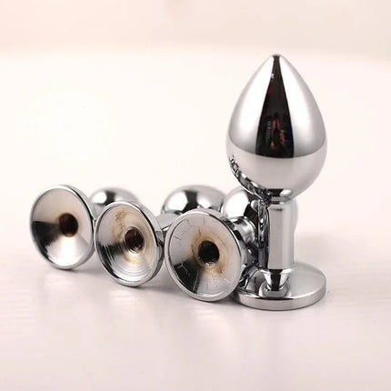 3 Sizes Metal Butt Plug Fox Tail Intimate Toys Bdsm Anal Extender Dilator Sex Shop Products Erotic Games Goods For Adults