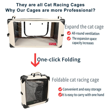 Large Cat Exhibition Cage For Show  Foldable Cattery Delivery Room Professional Cat Racing Cage