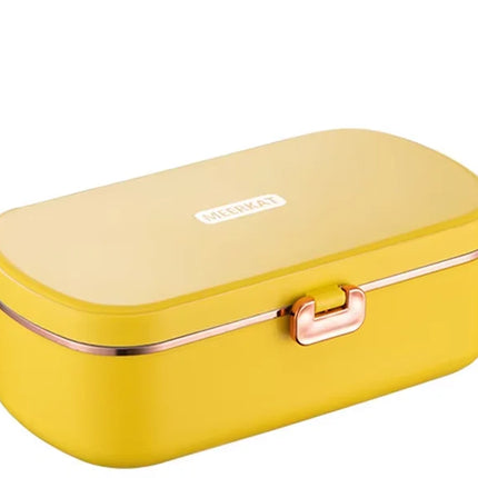 Electric Lunch Box Portable Food Warmer Water Free Bento Box Stainless Steel Food Warmer Office Food Lunch Box Electric Heater