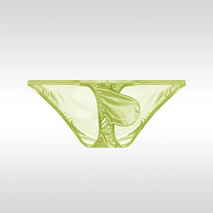 Japanese Men's Underwear Upturned Style Narrow Side Triangle Panties Low Waist Sexy Tight Half Wrap Buttocks Briefs