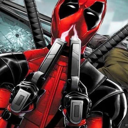 Superhero Deadpool Themed Custom Boys Birthday Outdoor Party Decoration Banner With Portrait Photography Studio Props Background
