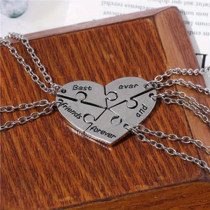 5pcs/Set Best Friend Pendant Necklace Pentagram Friendship Necklace For Women Best Friend Necklace Bff Friendship Jewelry Gif