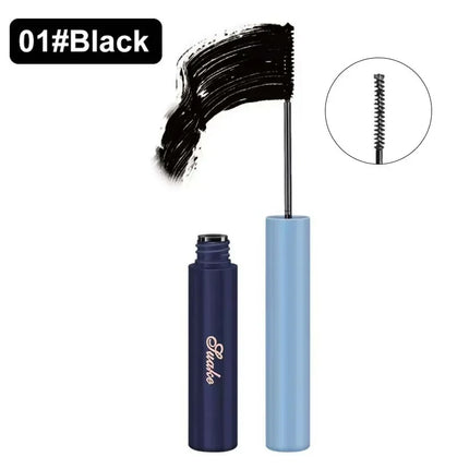 Black Brown Mascara Ultra-fine Small Brush Lengthening Black 3D Lashes Eyelash Extension Waterproof Lasting Eye Lashes Mascara