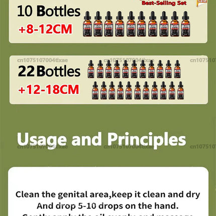 Big Penis Massage Essential Oil Men's Cock Liquid For Men Dick Cream Adult Products Have No Side Effects