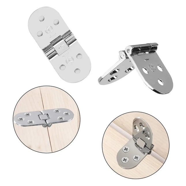 2pcs 78*30mm Hinges Folding Table Zinc Alloy Hinges For Flip Top Table Cabinet Door Furniture For Doors And Folding Table