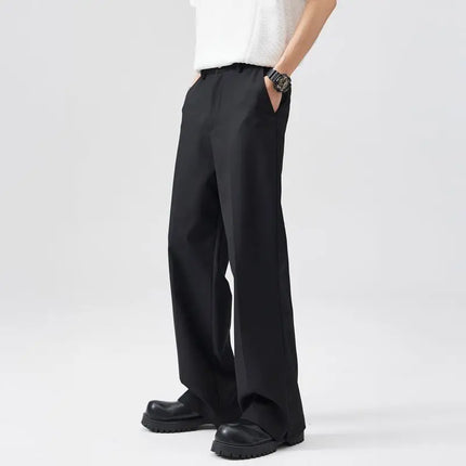 2026 New American-Style High Street Trendy Men's Casual Pants, Loose Straight-Leg Draped Trousers for Men