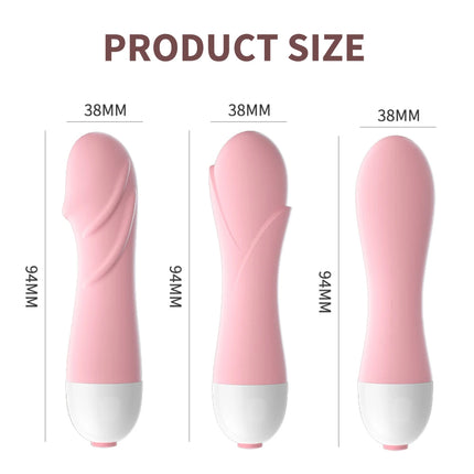 Mini Vibrator Soft Silicone Cute Battery Vibrators for Women G Spot Dildo Clitoral Stimulator Female Masturbation Adult Sex Toys