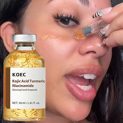 Kojic Acid Turmeric Facial Ampoule Serum With Niacinamide Deep Moisturizing Nourishing Essence