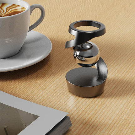 Adult Desktop Stress Relief Toy Aluminum Alloy Decompression Hypnosis Rotary Gyro Fingertip Kinetic levitating Spinner Gift