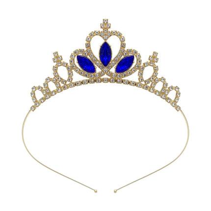 Kids Rhinestone Tiara Princess Headband for Girls Birthday Accessories Bridal Crystal Crown Tiara Wedding Hair Jewelry