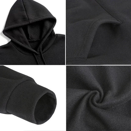 Men's and Women's Hooded Pullover, Customized Team Loose Casual Clothing, Fashionable and Personalized 80% Polyester, 20% Cotton