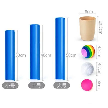 Children's Outdoor U-shaped Groove Ball Game - Team Collaboration Sensory Training Parent-child Interactive Fun Game