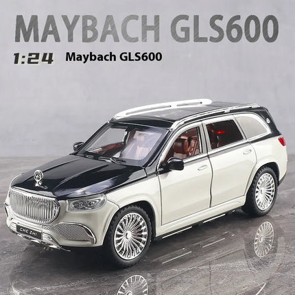 1:24 Mercedes Benz Maybach GLS600 Alloy SUV Diecast Metal Model Simulation Collection Of Hobby Decorative Fine Ornaments Kid Toy