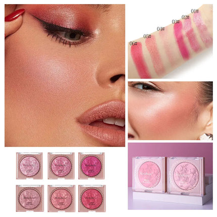 6-color face highlighting and contouring palette in a waterproof and sweatproof formula for music festivals and parties