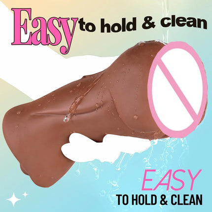 3 IN 1 Artificial Real Pussy Oral Anal Vagin Male Masturbator Deep Throat Blowjob Massager Masturbator Adult Sex Toys for Men