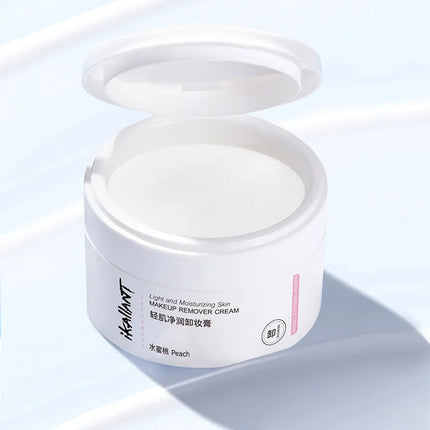 Skin-Friendly Moisturizing Makeup Remover Cream, Powerful Makeup Remover and Skin Moisturizer. Two-Step Makeup Removal, Natural