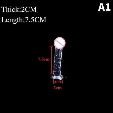 【AD】7 Sizes Dildo With Suction Cup Huge Jelly Dildos Sex Toys For Woman Men Fake Dick Big Penis Anal Butt Plug Sex Shop 18+