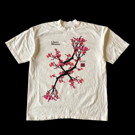 Men Summer Y2K Kawaii Oversized T-Shirt Women Cotton Retro Print Loose Fit Funny Graphic Tee Unisex Matching Trendy Street wear