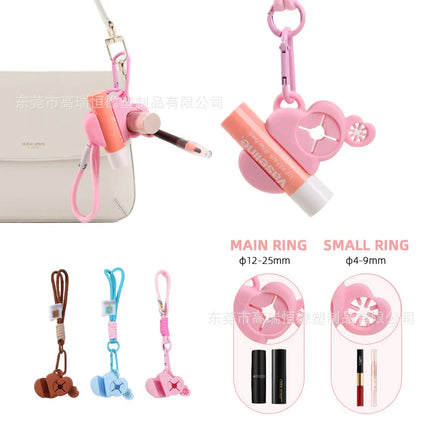 Lipstick Storage Bag Beauty Tools Eyebrow Pencil Lipstick Storage Rack Lipstick Protective Case Storage Bag Creative Portable
