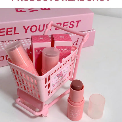 Velvet Matte Smooth Blush Stick Long-lasting And Low Saturation Natural Makeup Effect And Easy To Apply